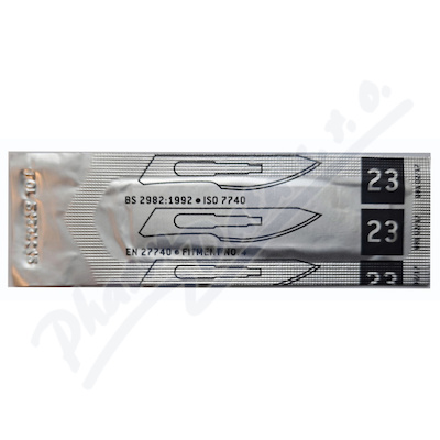 Čepelka skalp.SURGEON č.23 sterilní 1ks