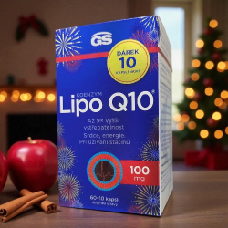 GS Koenzym Lipo Q10 100mg 2024 60+10 kapslí