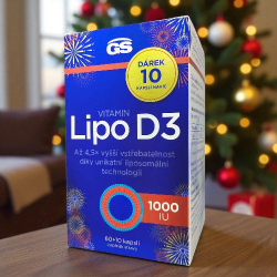 GS Vitamin Lipo D3 1000 IU 70 kapslí