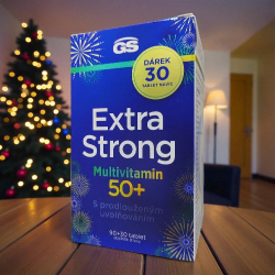 GS Extra Strong Multivitamin 50+ 90+30 tablet dárek