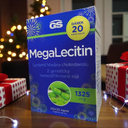 GS Megalecitin 130+20 kapslí NAVÍC dárkové balení 2025