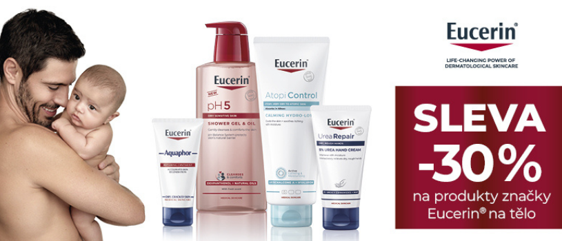 Eucerin body sleva 30%
