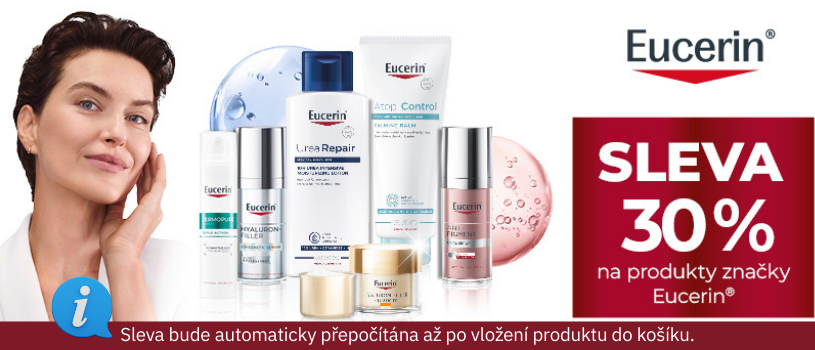 30% sleva na produkty značky Eucerin