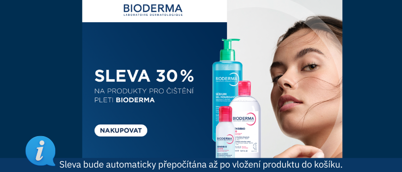sleva 30% na produkty pro čištění pleti BIODERMA