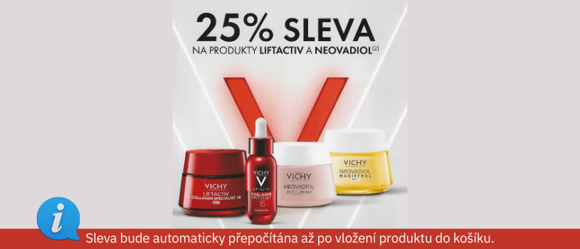 25% sleva na produkty Liftactiv a Neovadiol