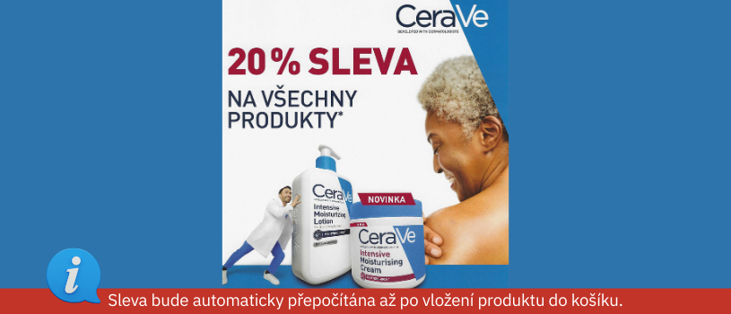 20% sleva na všechny produkty CERAVE