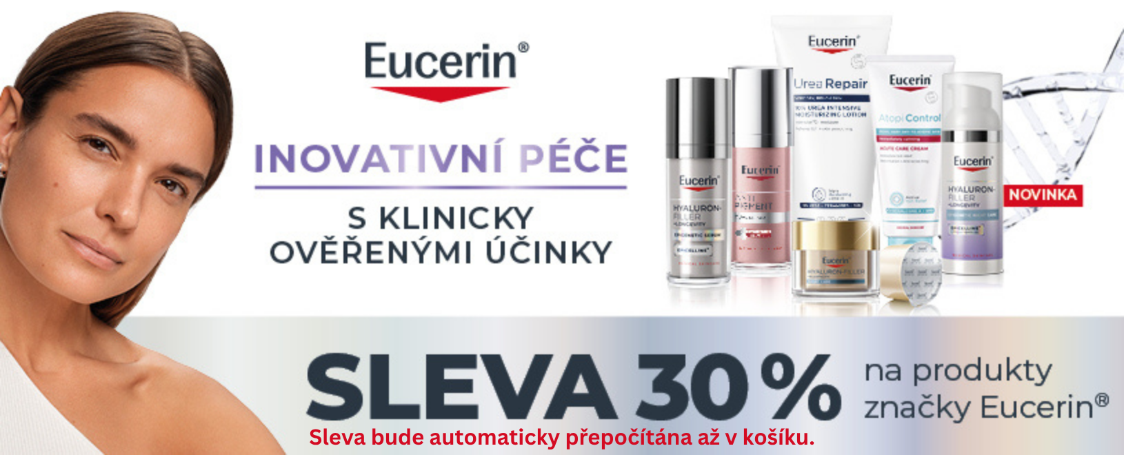 Eucerin sleva 30% na vše