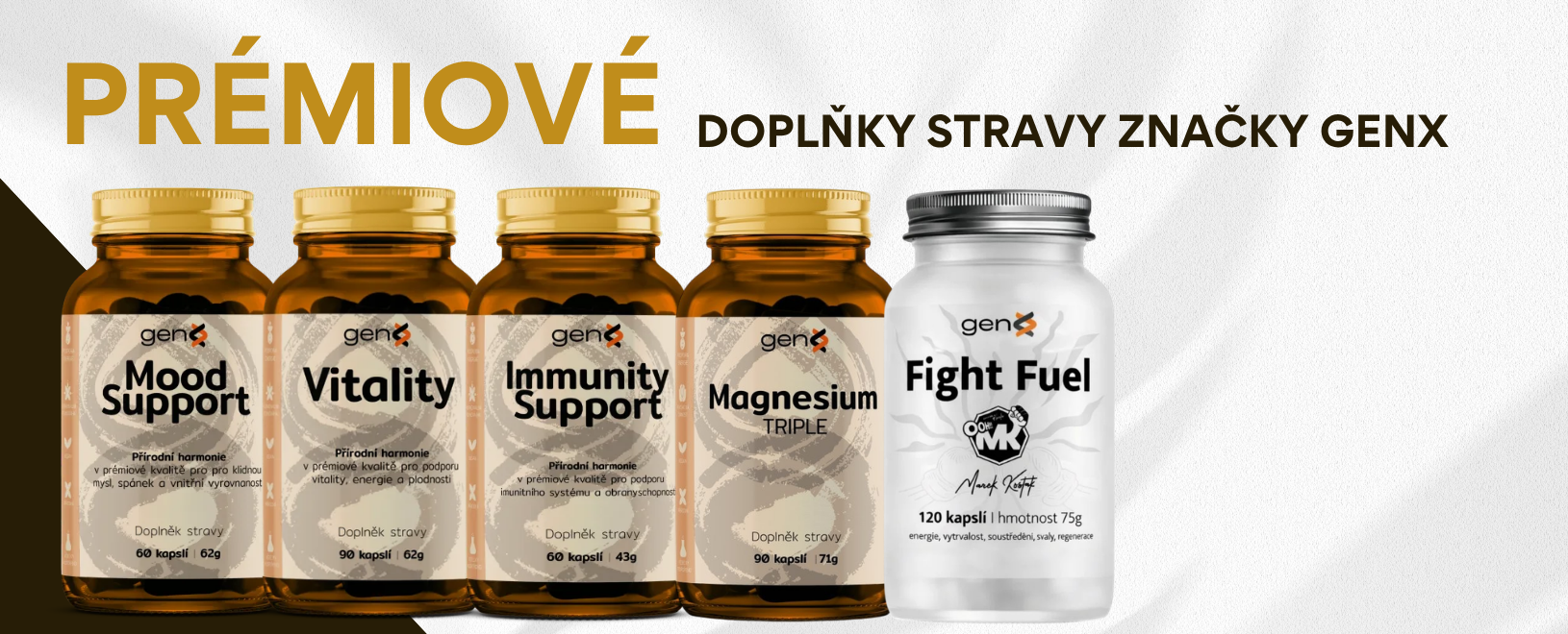 Prémiové doplňky stravy GenX za zvýhodněné ceny!