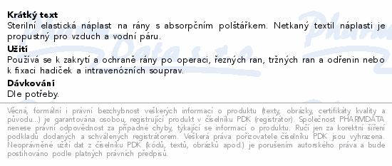 ELASTPORE+PAD náplast samolep.sterilní 5x7cm 1ks