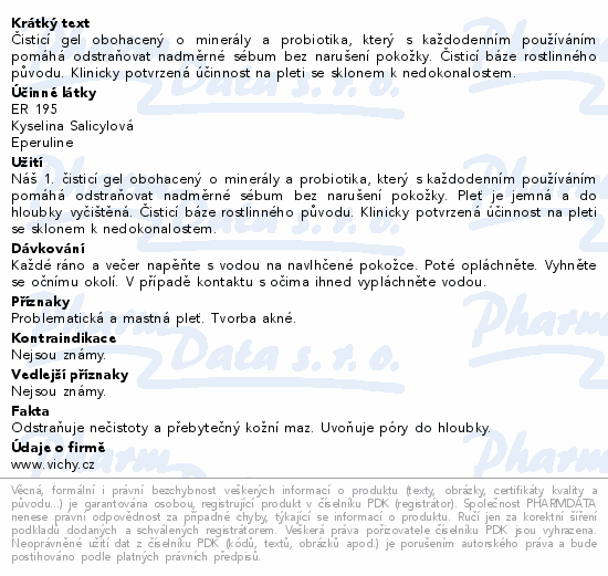 VICHY NORMADERM Phytosolution Čisticí gel 400ml