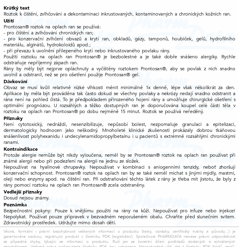 Prontosan W roztok 350ml amp.CENT 400416