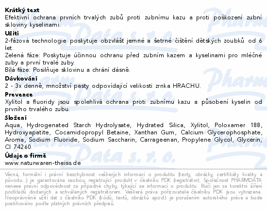 Lacalut Junior 6+ let zubní pasta 55ml