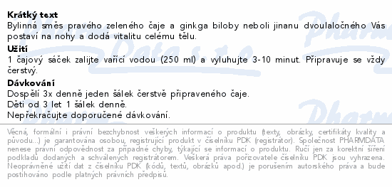 LEROS Bylinková vitalita 20x2g
