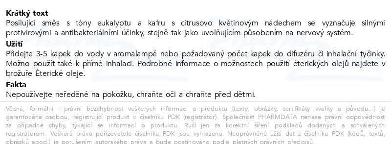 Nobilis Tilia Směs éterických olejů imunita 10ml
