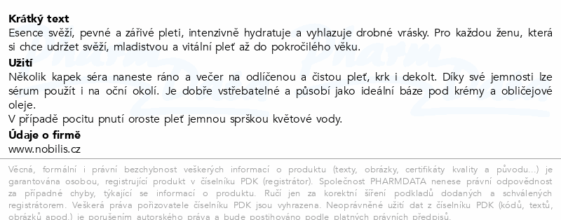 Nobilis Tilia Hyaluronové sérum 20ml