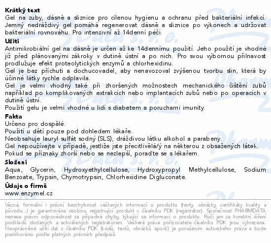 ENZYMEL Profi 140 antimikrob.gel na dásně 30ml