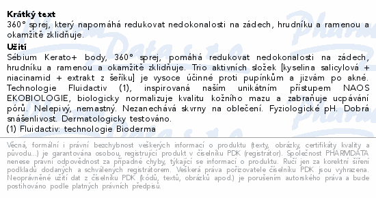 BIODERMA Sébium Kerato+ body 150ml