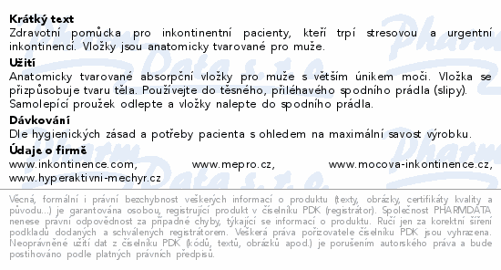 iD Discreet Pads for Men Level 3 Super 14ks