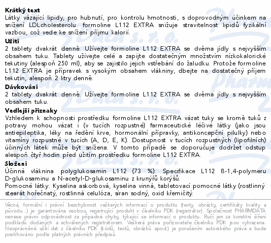 formoline L112 EXTRA tbl.64