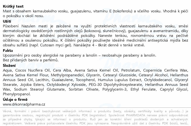 Nazulen mast Dr Konrad 15ml