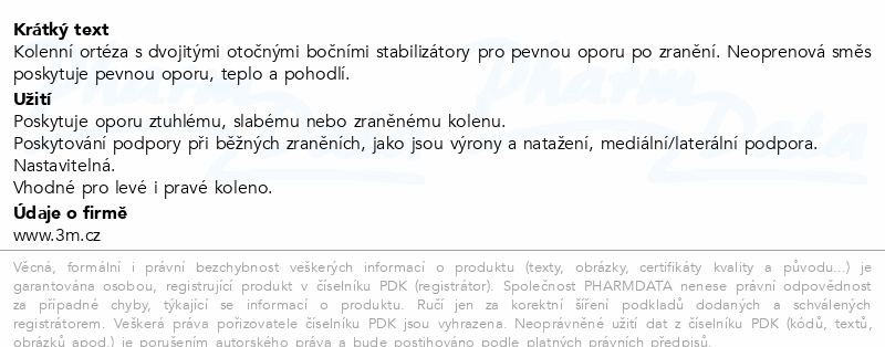 3M FUTURO Kolenní ortéza s kloubem