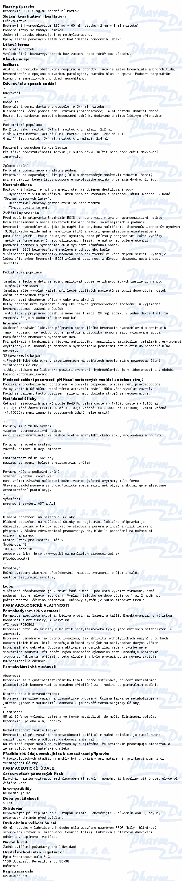 Bromhexin 2mg/ml por.sol.60ml