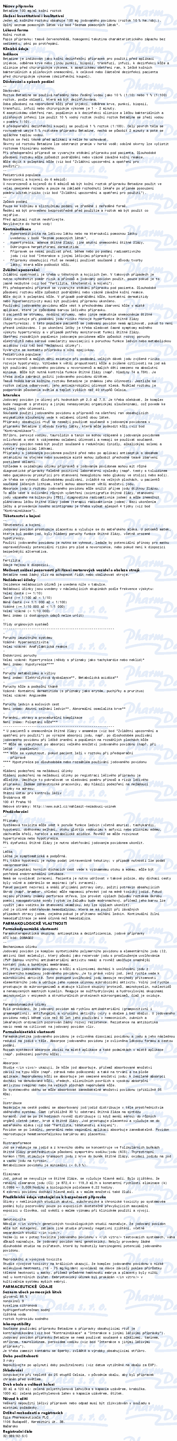 Betadine 100mg/ml drm.sol.120ml